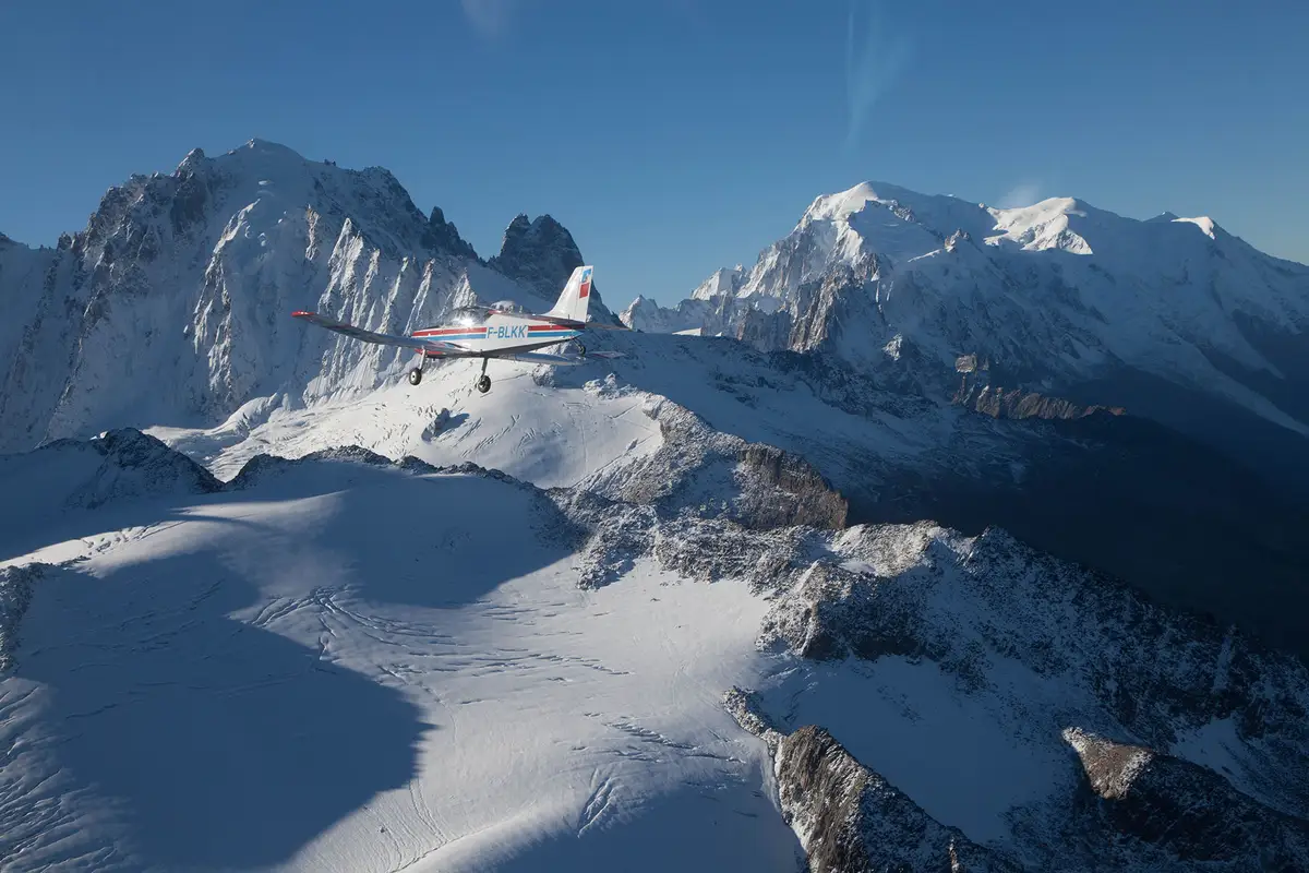 Foto von der Website von Aeroclub De Megeve