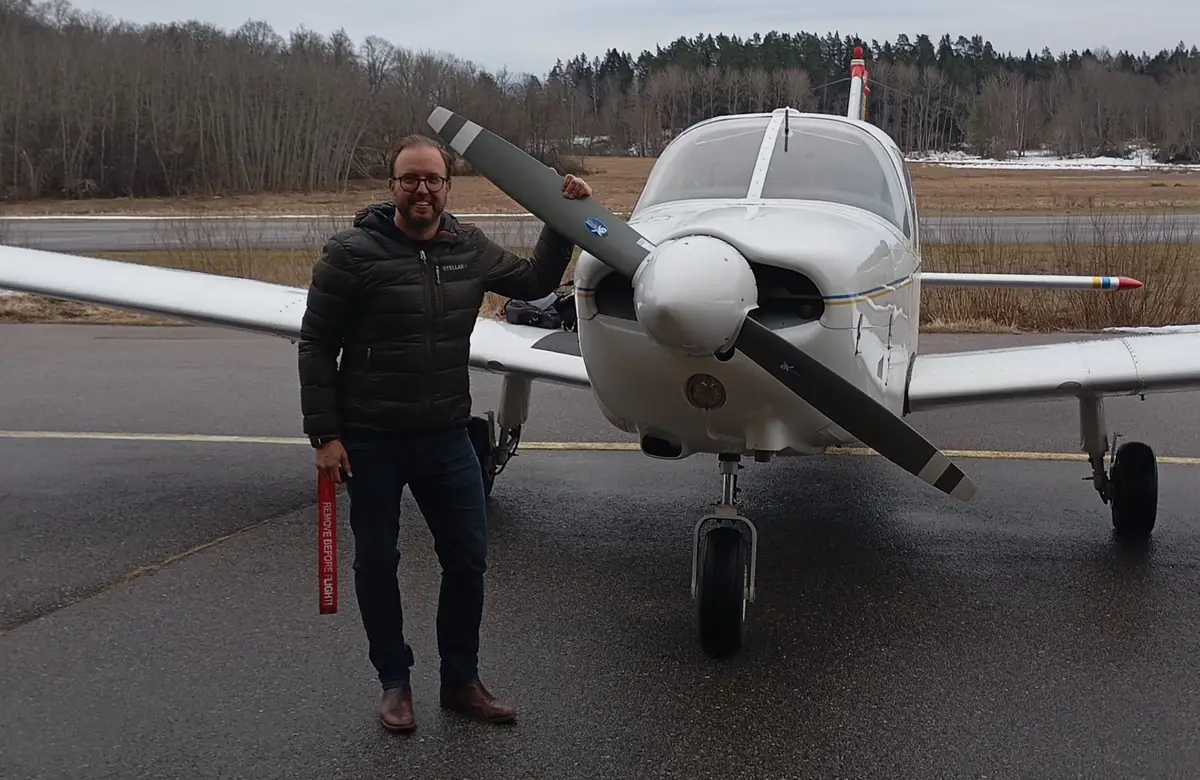 Photo from Roslagens Flygklubb's website