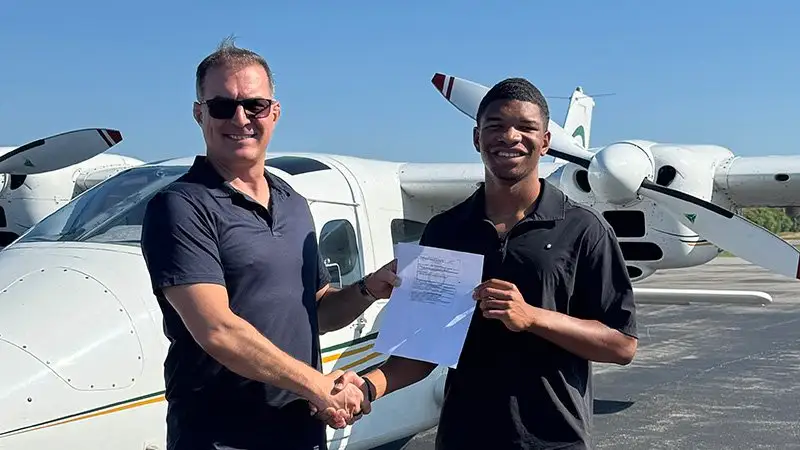 Photo from Wings of Eagles Aviation - Clarksville (CKV)'s website