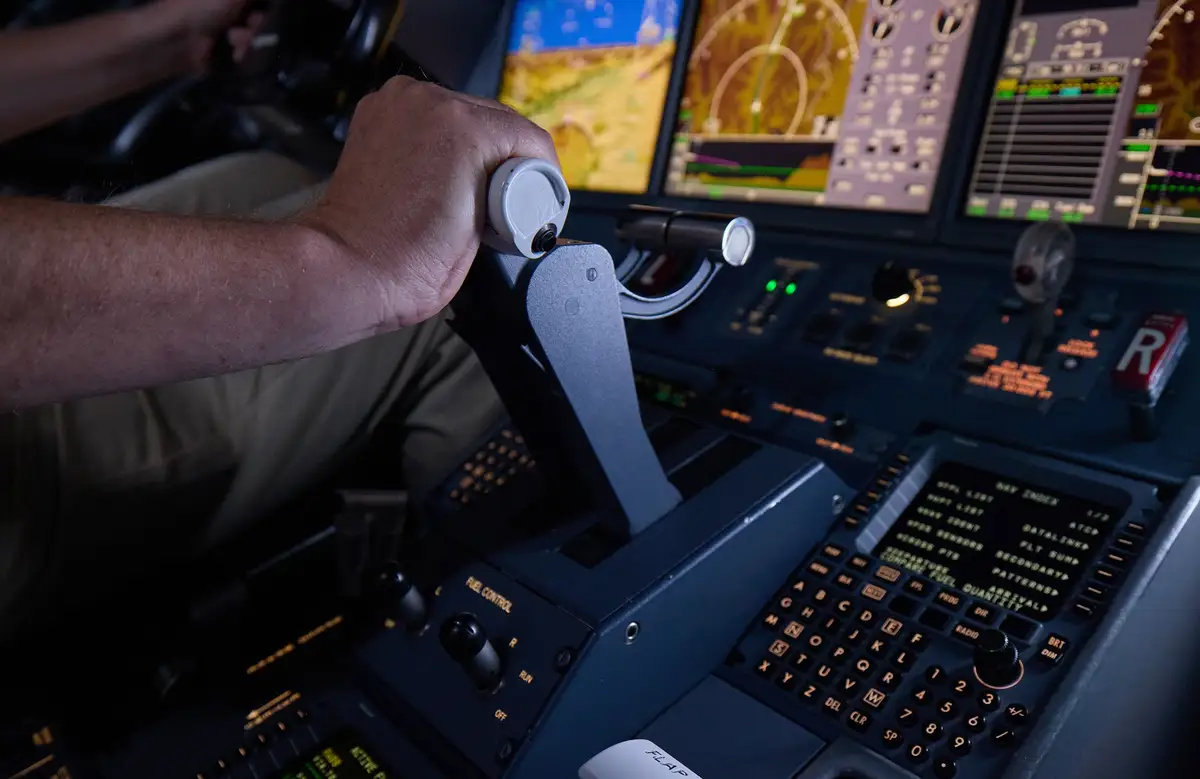 Foto del sitio web de FlightSafety International