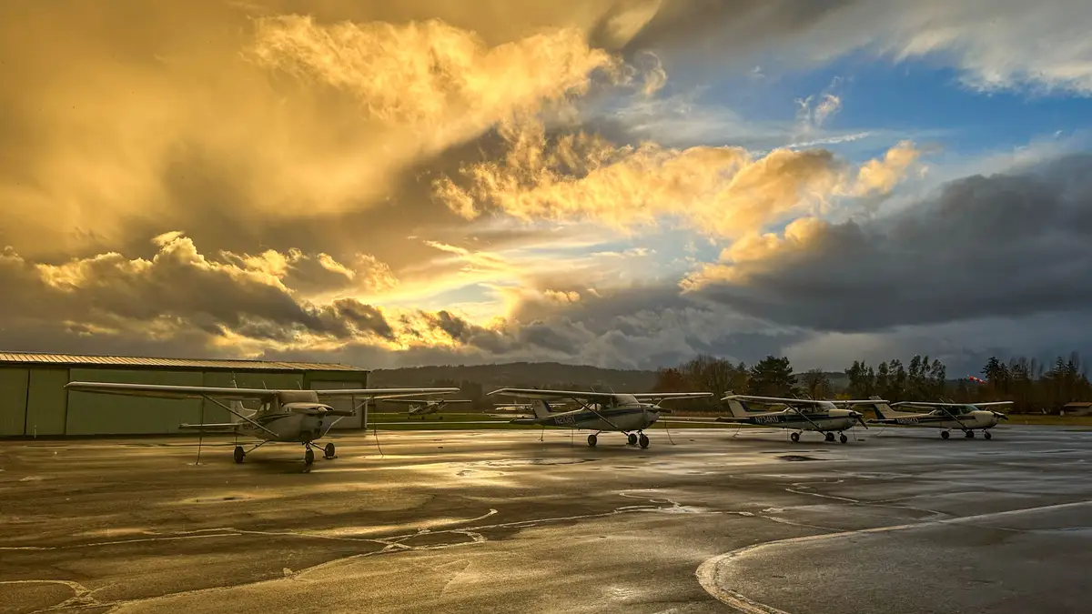 Foto von der Website von Twin Oaks Airpark