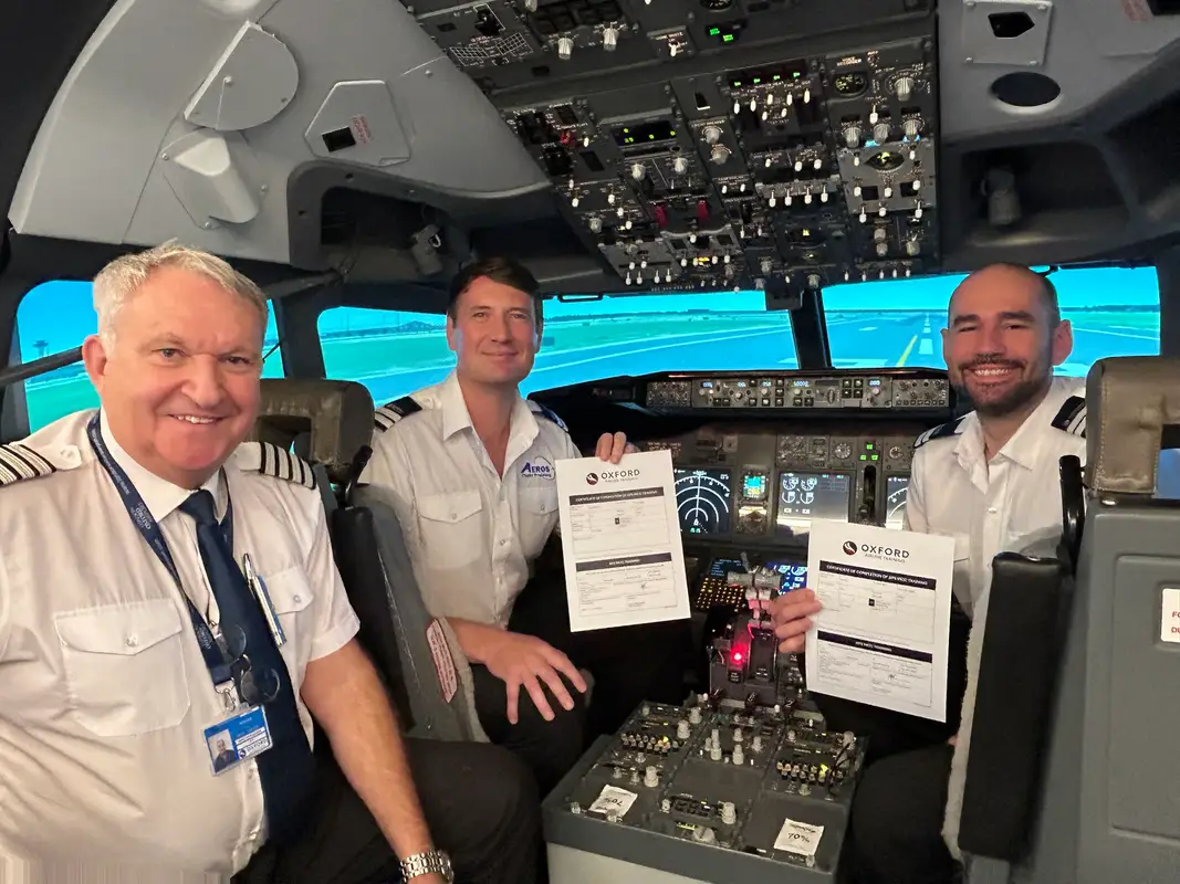 Foto von der Website von Oxford Airline Training Limited