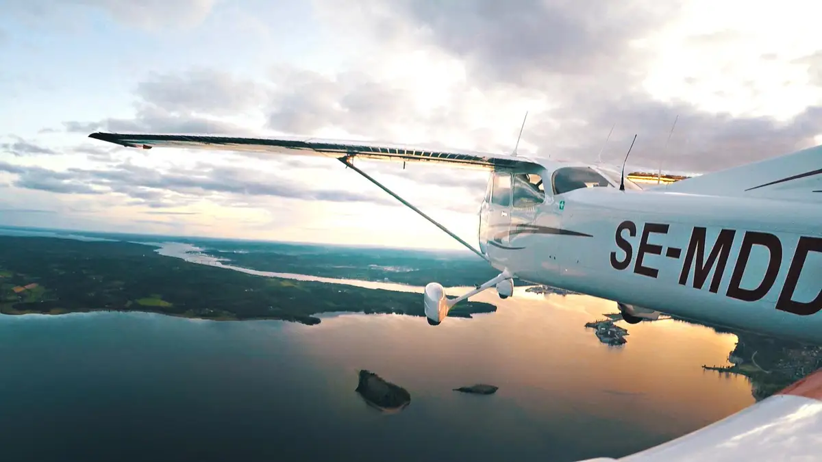Foto von der Website von Sundsvalls Flygsällskap