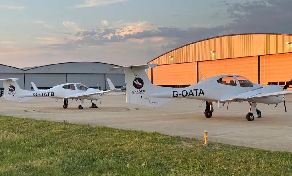 Foto von der Website von Oxford Airline Training Limited