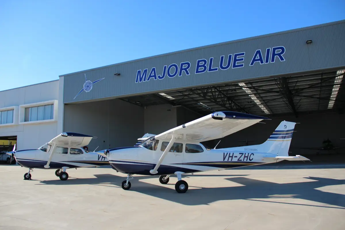 Photo from Major Blue Air Pty Ltd's website