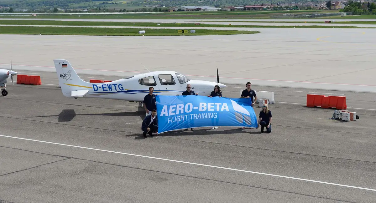 Foto von der Website von Flugbetrieb Aero Beta GmbH & Co.KG