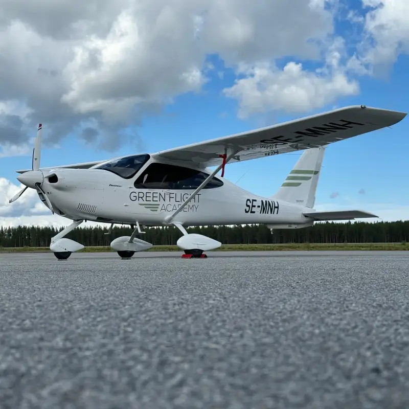 Foto von der Website von Green Flight Academy AB