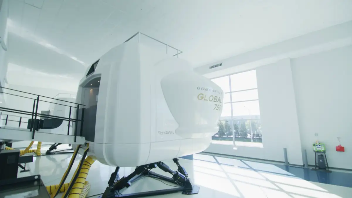 Foto del sitio web de FlightSafety International