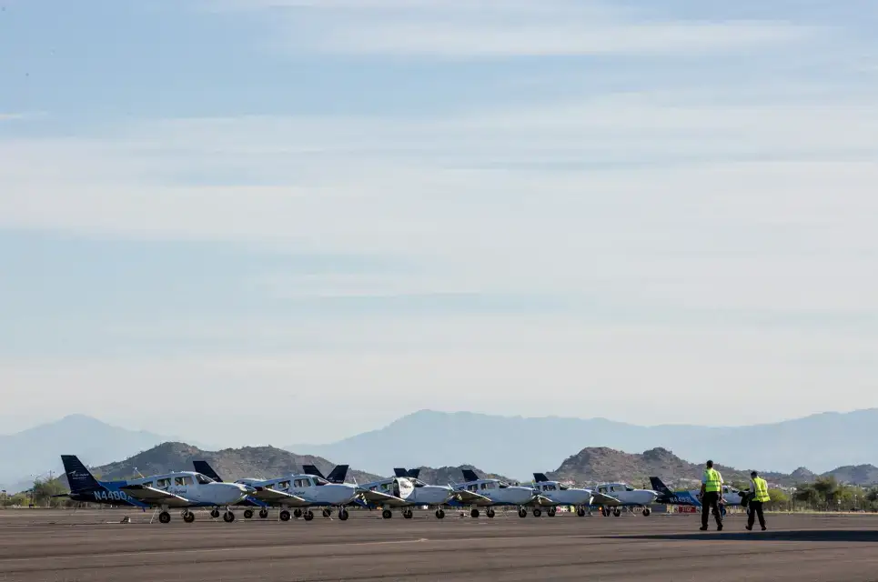 Foto del sitio web de CAE Phoenix Aviation Academy