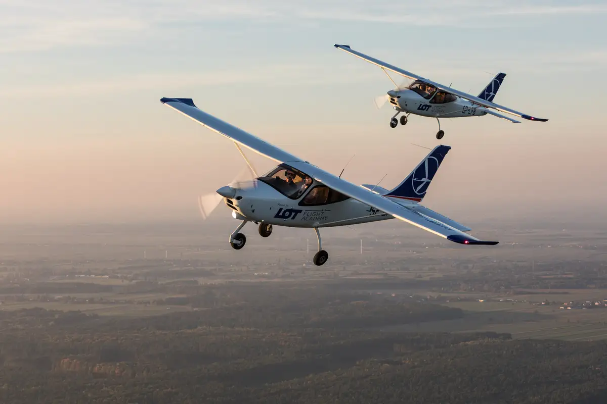 Foto von der Website von PL.ATO.060 — LOT Flight Academy