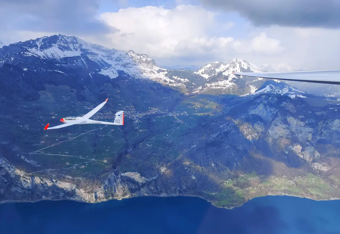 Foto del sitio web de Planeurs Léman Mont Blanc (PLMB)