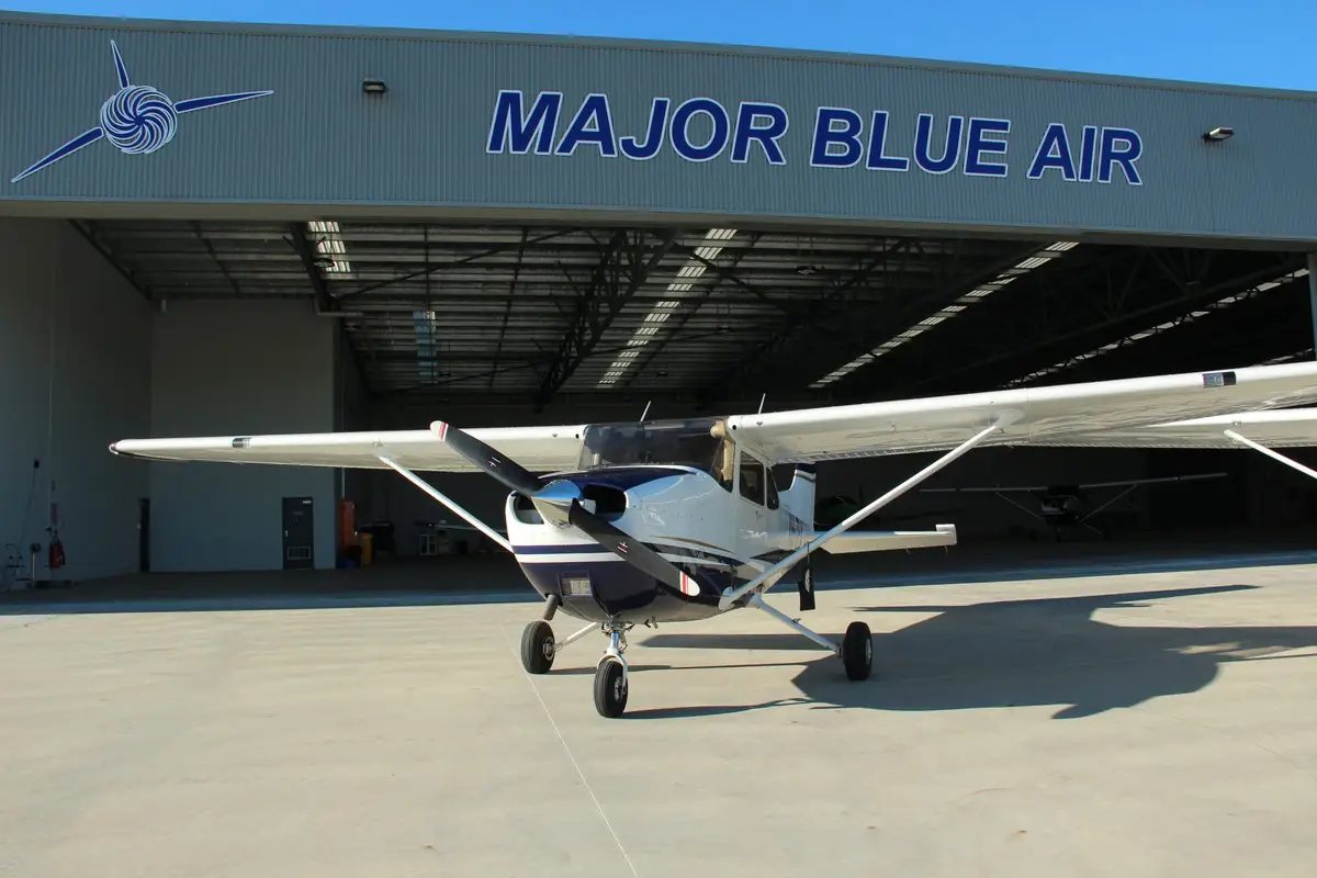 Photo from Major Blue Air Pty Ltd's website