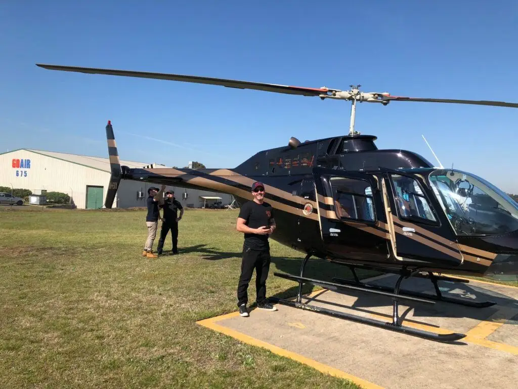 Photo from Bankstown Helicopters Pty Limited's website