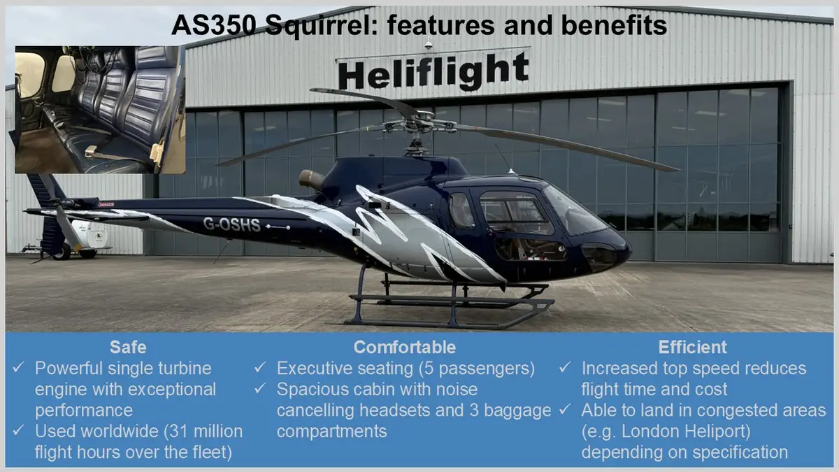 Photo du site web de Heliflight (UK) Limited