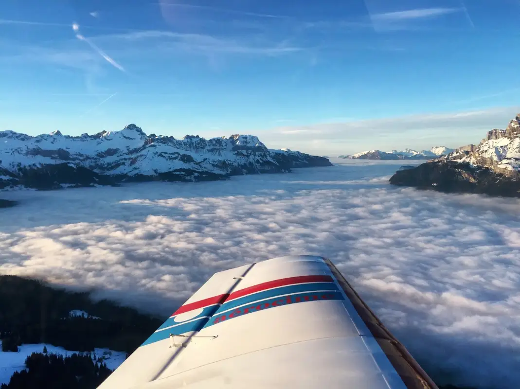 Foto von der Website von Aeroclub De Megeve