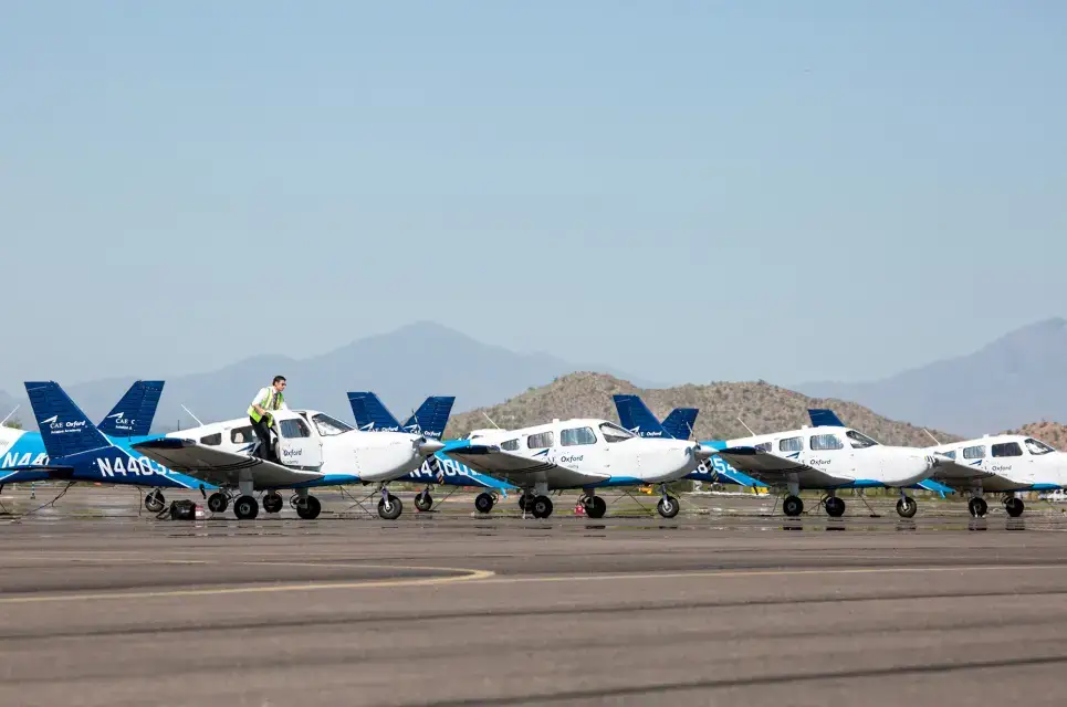 Foto del sitio web de CAE Phoenix Aviation Academy