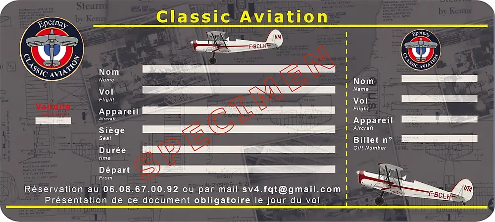 Photo from Classic Aviation Epernay's website