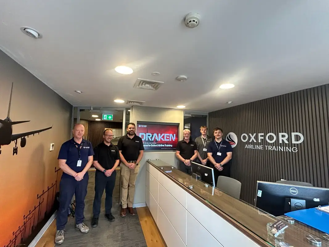 Foto von der Website von Oxford Airline Training Limited