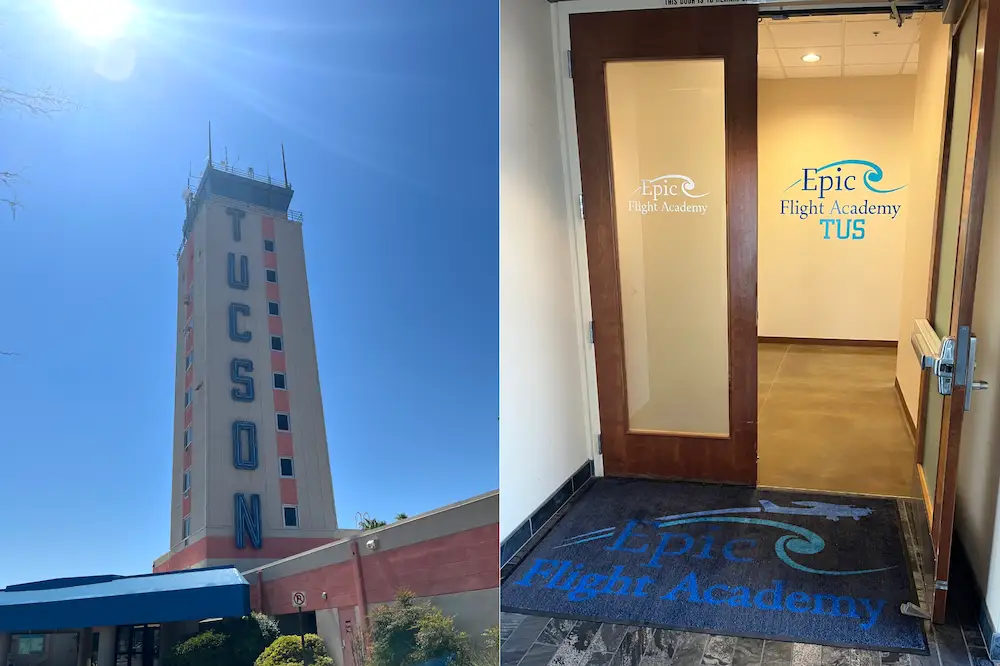 Foto von der Website von Epic Flight Academy Tucson