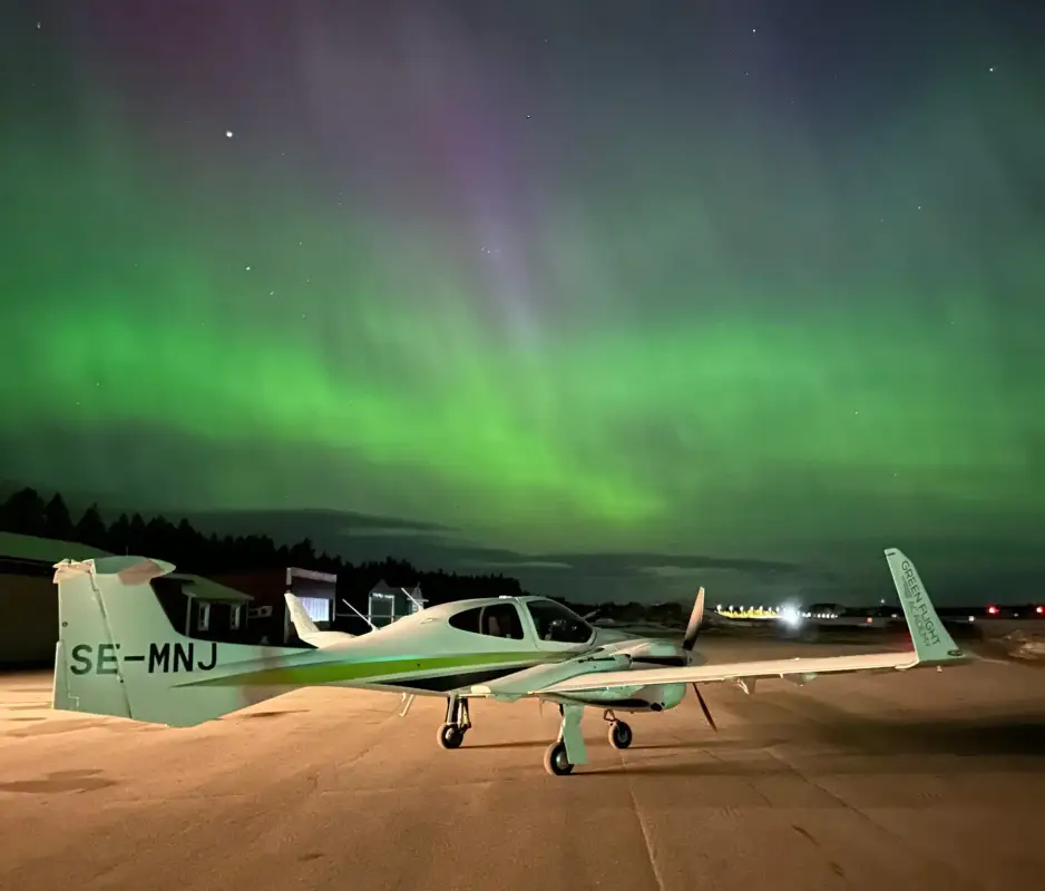 Foto von der Website von Green Flight Academy AB