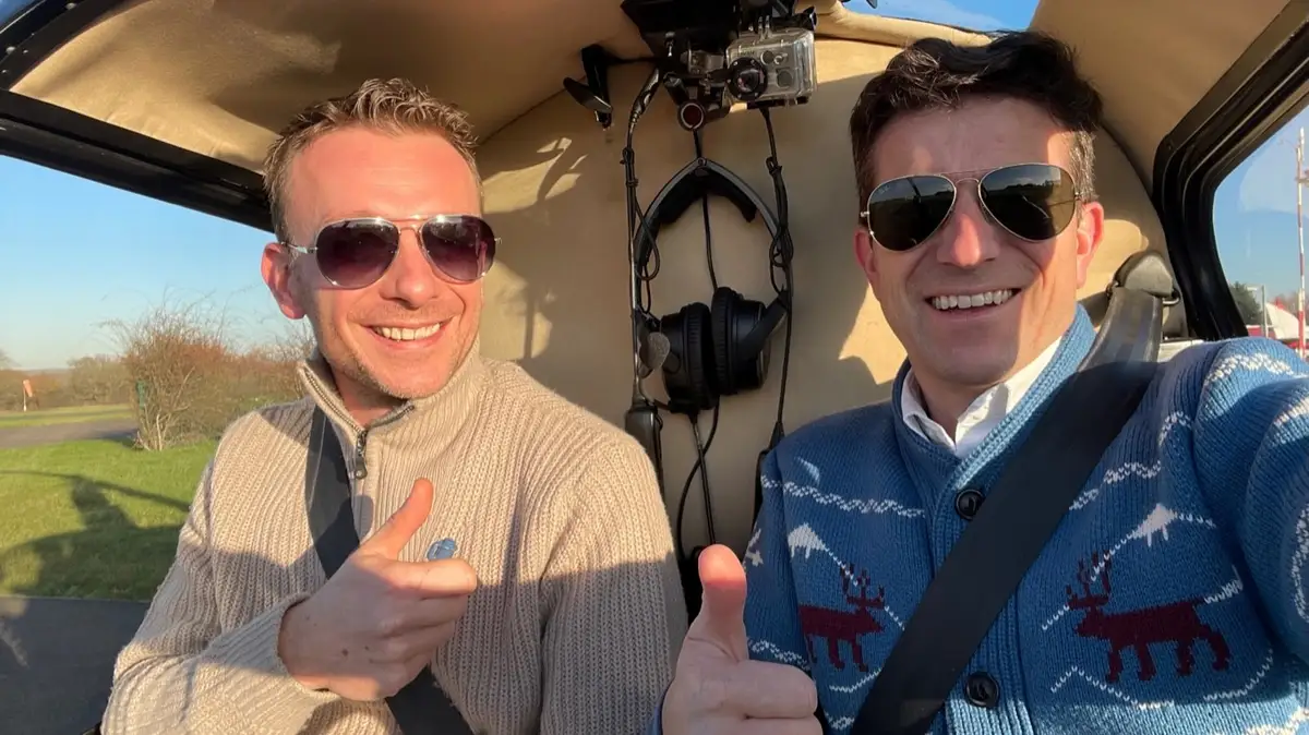 Foto von der Website von Flying Pig & Elstree Helicopters