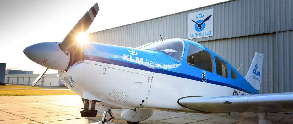 Foto del sitio web de KLM Aeroclub