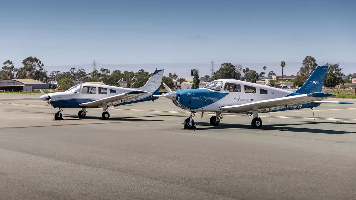 Photo from Flight school's website