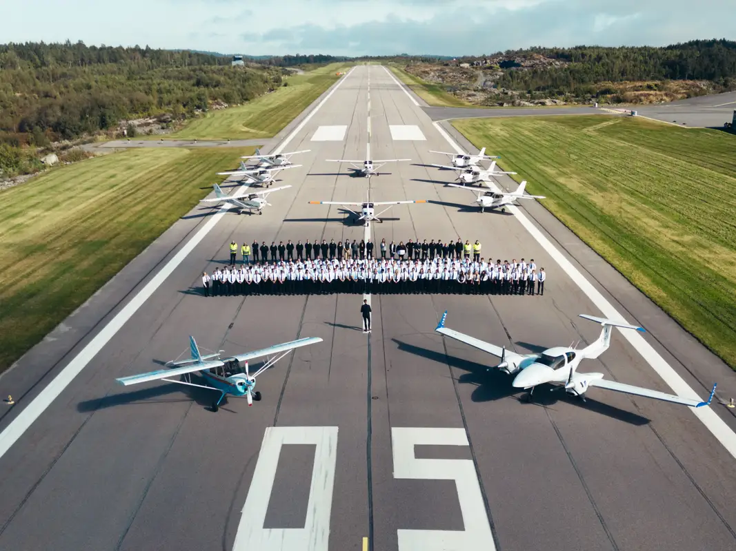 Foto del sitio web de OSM Aviation Academy AB