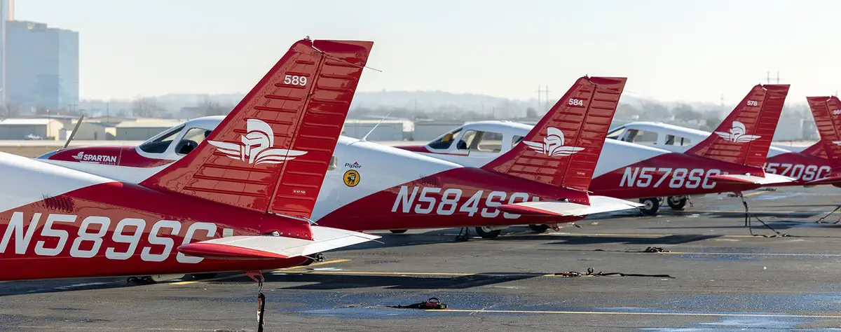 Photo du site web de Spartan Flight Academy