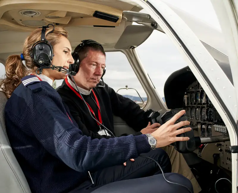 Photo from Monroe Aviation Flight School's website