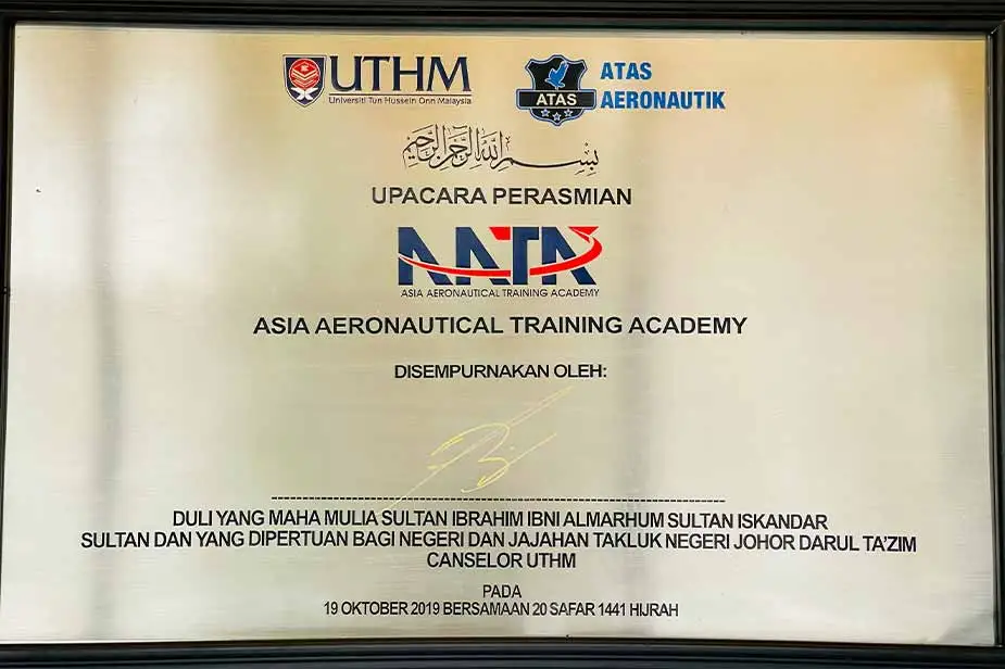 Photo from Asia Aeronautical Training Academy Sdn. Bhd. (AATA)'s website