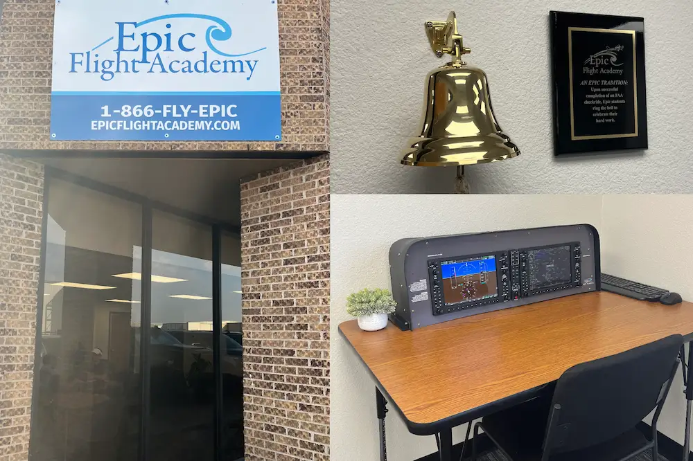 Foto del sitio web de Epic Flight Academy Addison