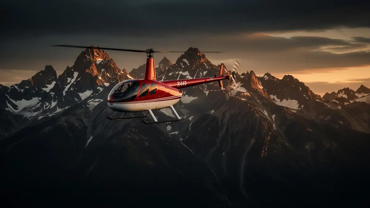Foto von der Website von Foothills Helicopter Training Academy Ltd.