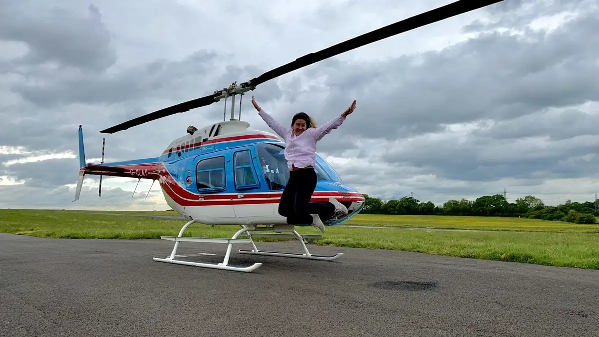 Foto von der Website von Flying Pig & Elstree Helicopters