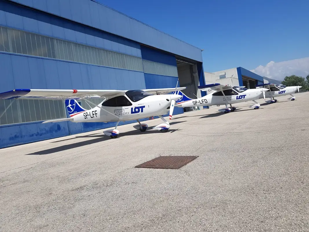 Foto von der Website von PL.ATO.060 — LOT Flight Academy