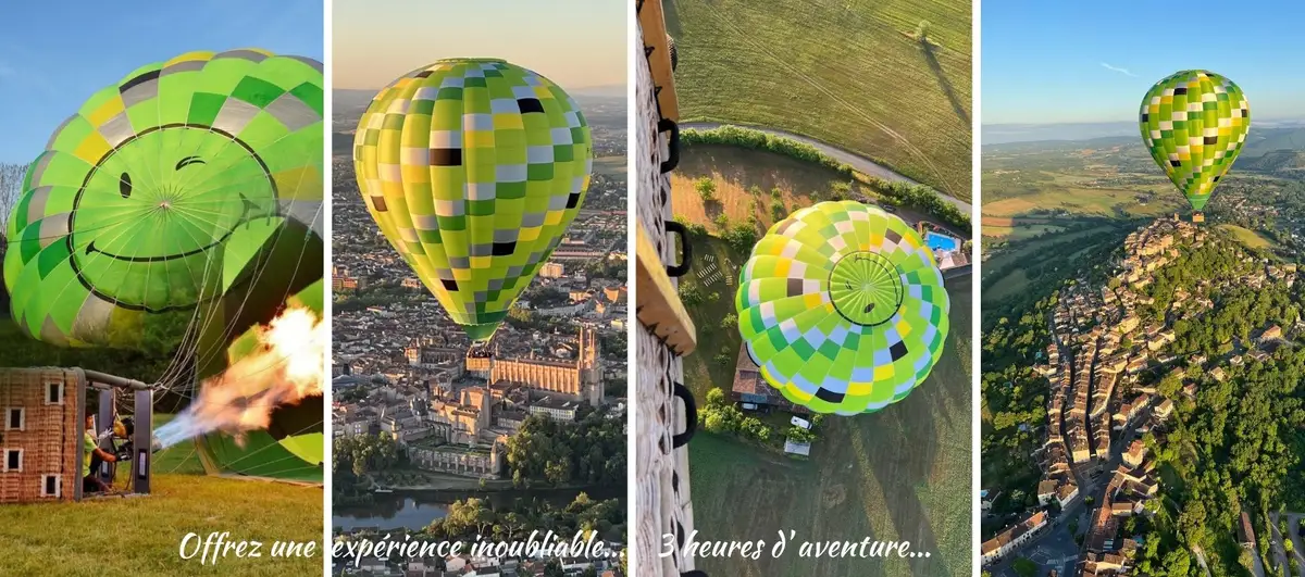 Foto von der Website von Les Montgolfières Occitanes de Toulouse