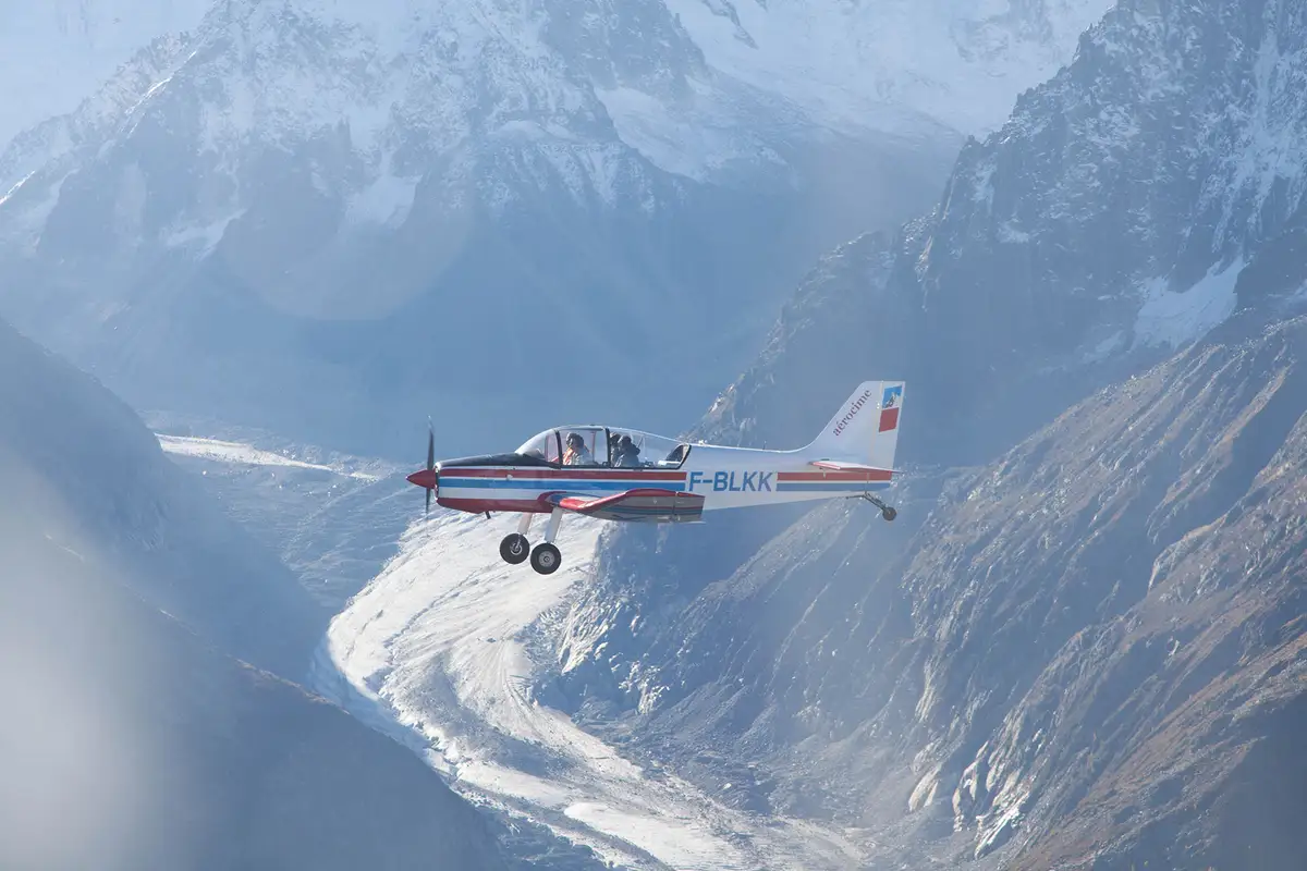 Foto von der Website von Aeroclub De Megeve