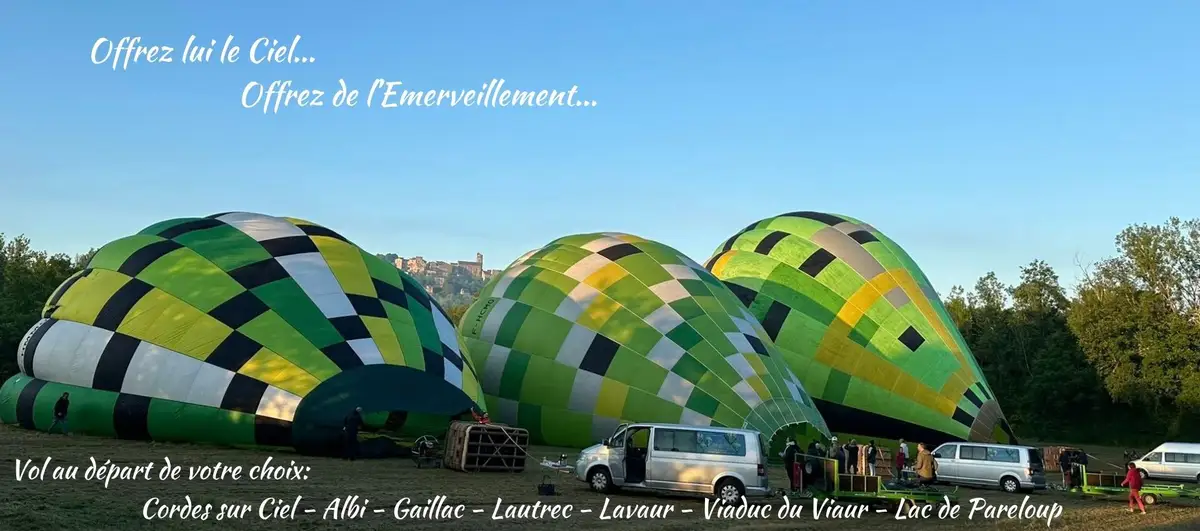 Foto von der Website von Les Montgolfières Occitanes de Toulouse