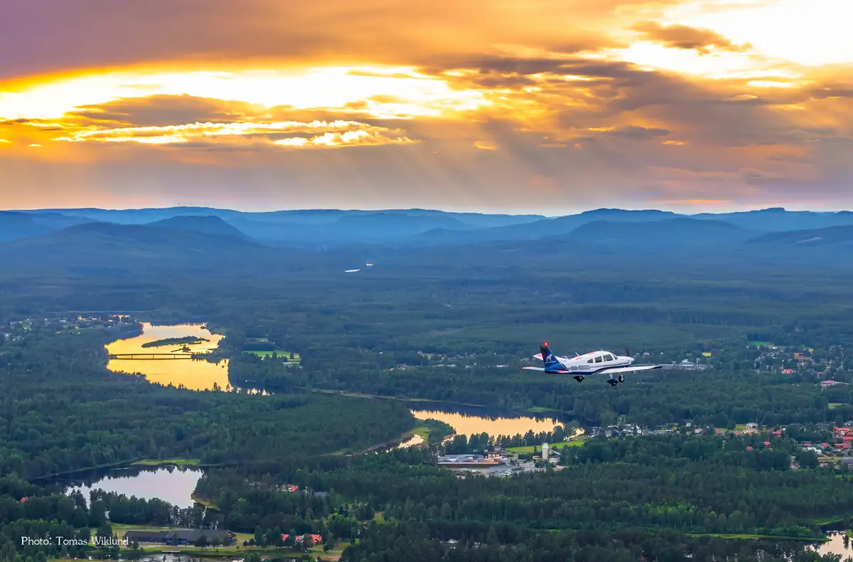 Photo from Ovans Siljans Flygklubb's website