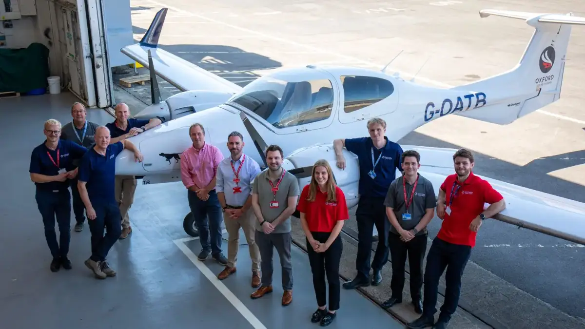 Foto von der Website von Oxford Airline Training Limited