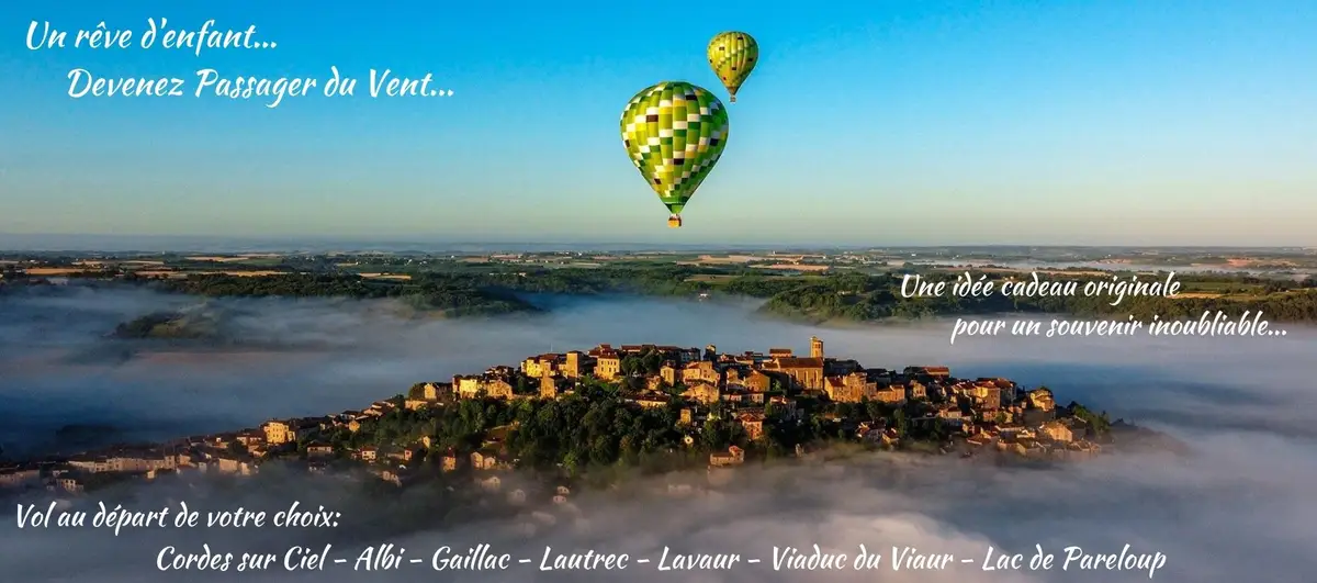 Foto von der Website von Les Montgolfières Occitanes de Toulouse
