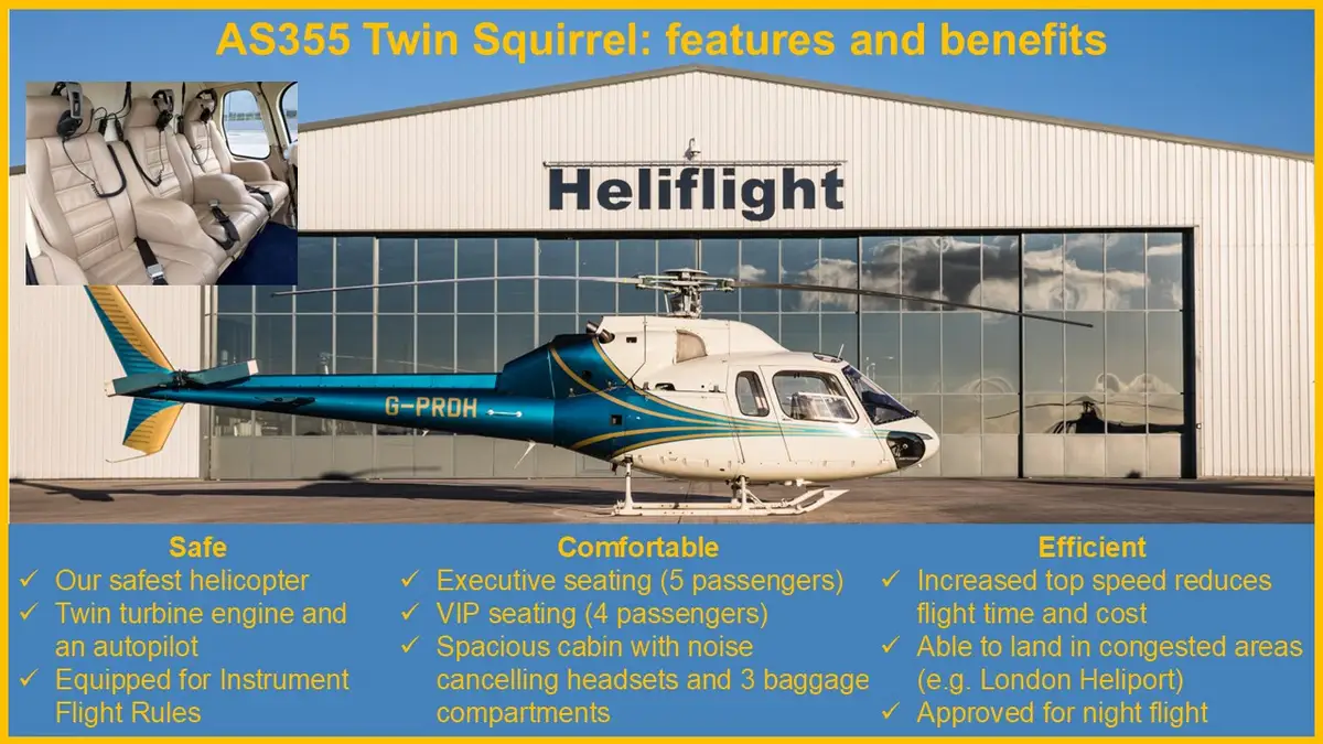 Photo du site web de Heliflight (UK) Limited