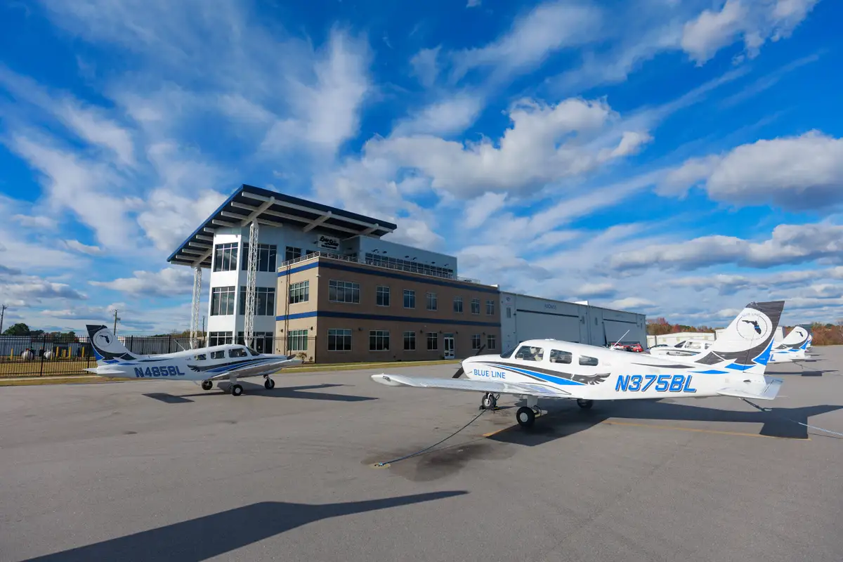 Photo from Blue Line Aviation LLC's website