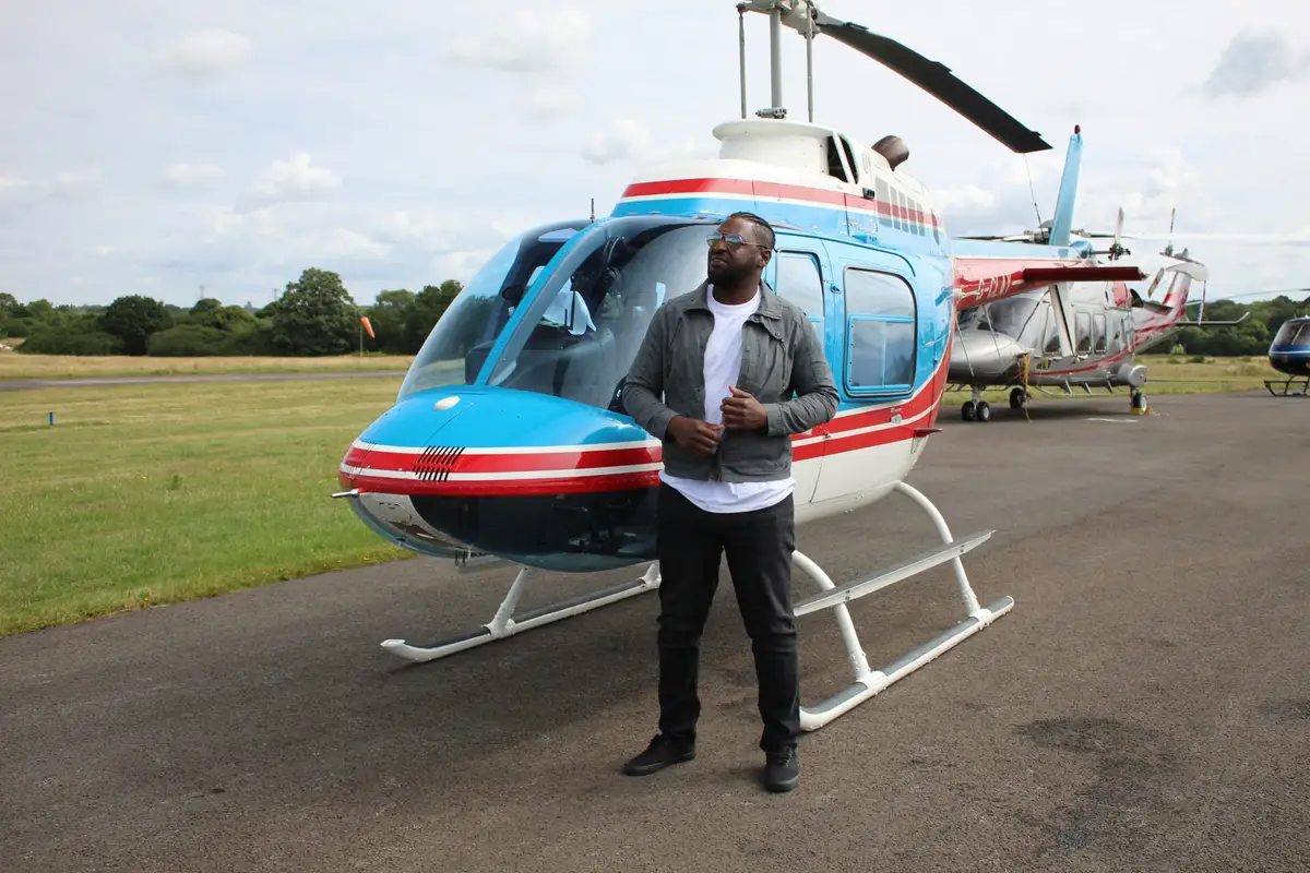 Foto von der Website von Flying Pig & Elstree Helicopters